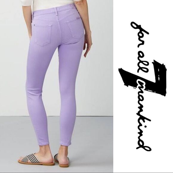 7 For All Mankind Purple Ankle Gwenevere Jean- Women’s 26 - Picture 1 of 10